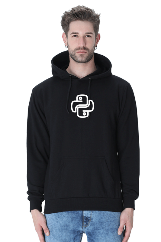 Python B&W Logo Hoodie for Winter